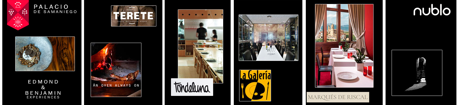 Mix of Tour-restaurants